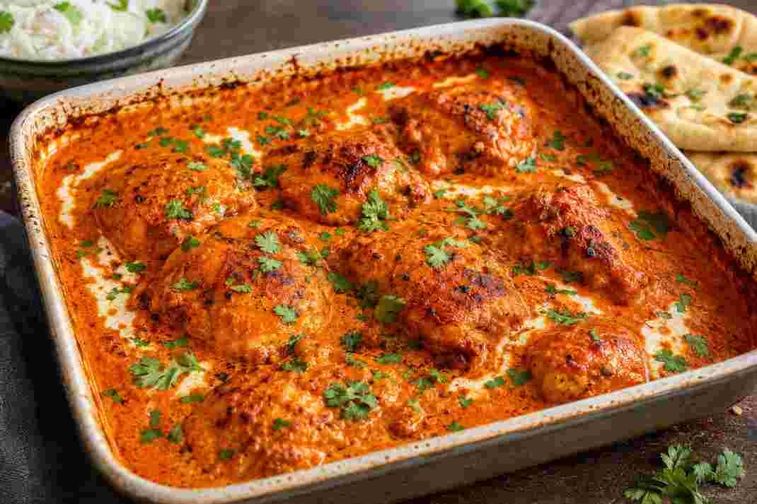 One-pan Baked Butter Chicken One-pan Baked Butter Chicken