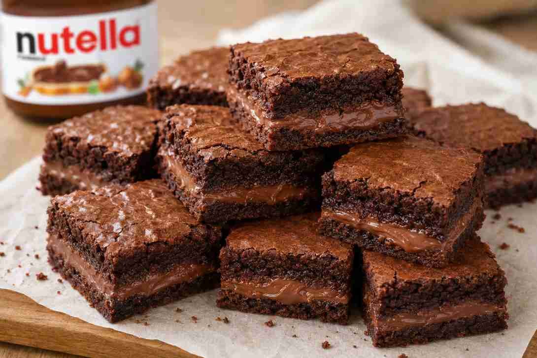 Outrageous Nutella Brownies Outrageous Nutella Brownies