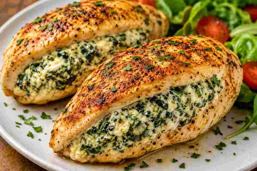 Spinach Stuffed Chicken Breast Spinach Stuffed Chicken Breast