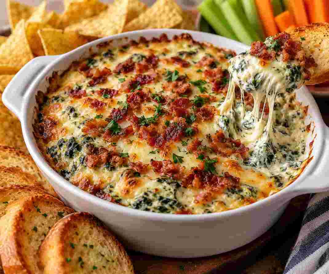 Bacon Spinach Dip Bacon Spinach Dip