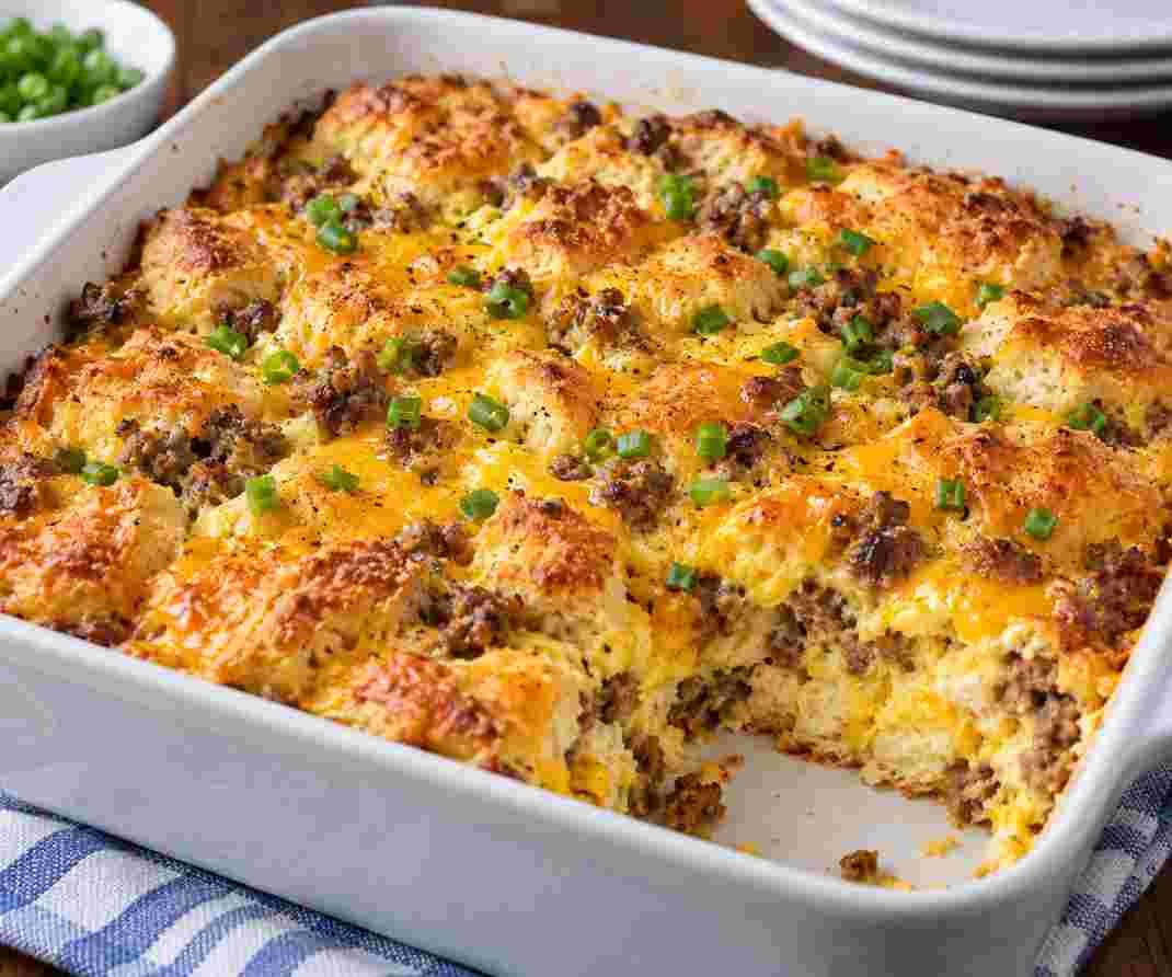 Biscuit Breakfast Casserole Biscuit Breakfast Casserole