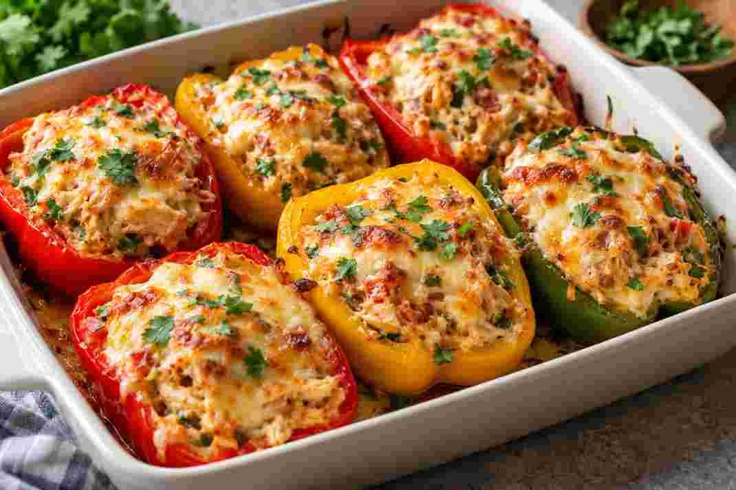 Chicken Stuffed Peppers Chicken Stuffed Peppers