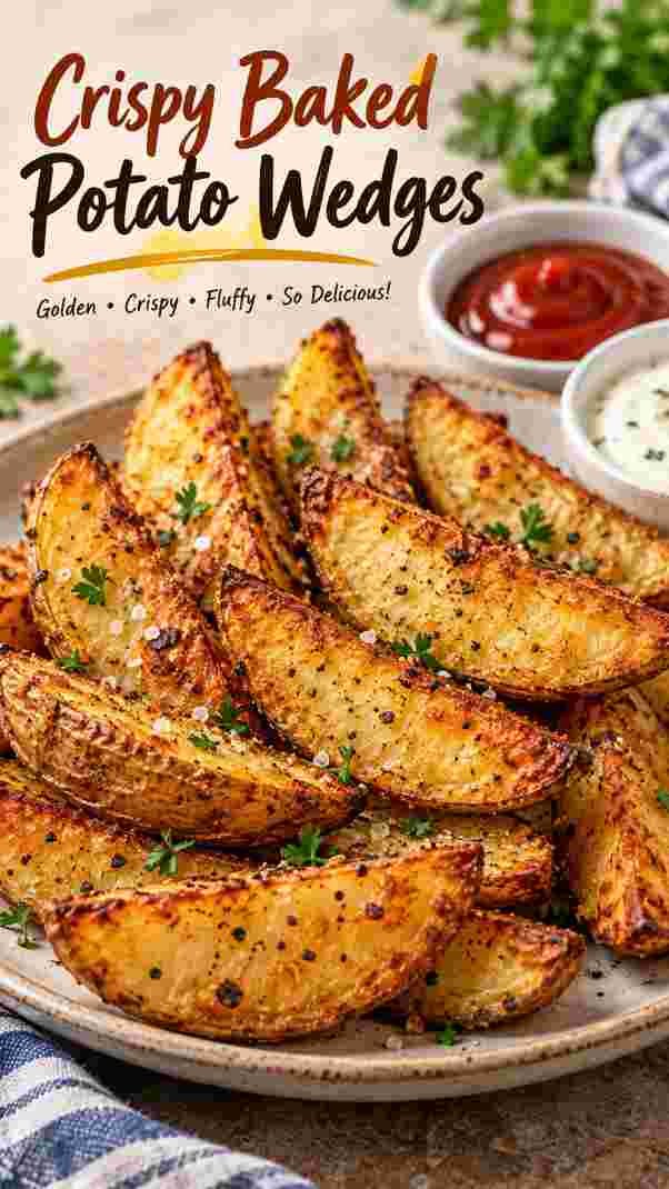 Crispy Baked Potato Wedges Crispy Baked Potato Wedges