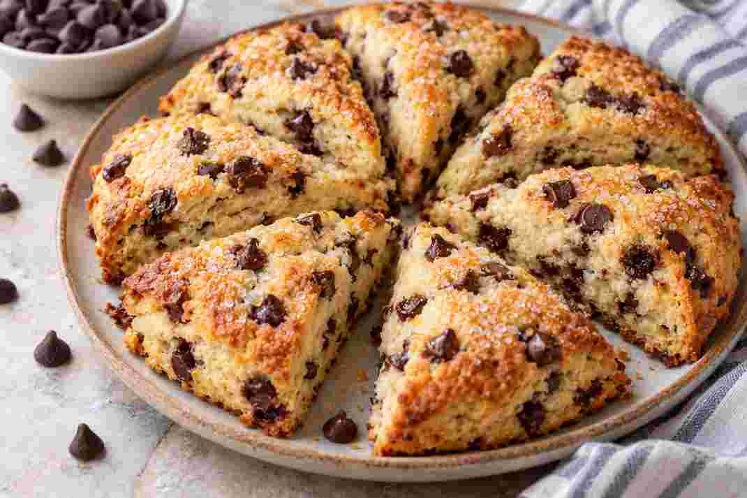 Easy Chocolate Chip Scones Easy Chocolate Chip Scones