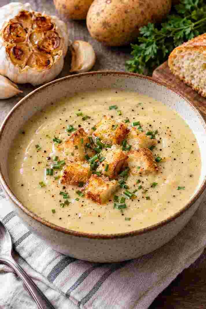 Garlic Potato Soup Garlic Potato Soup