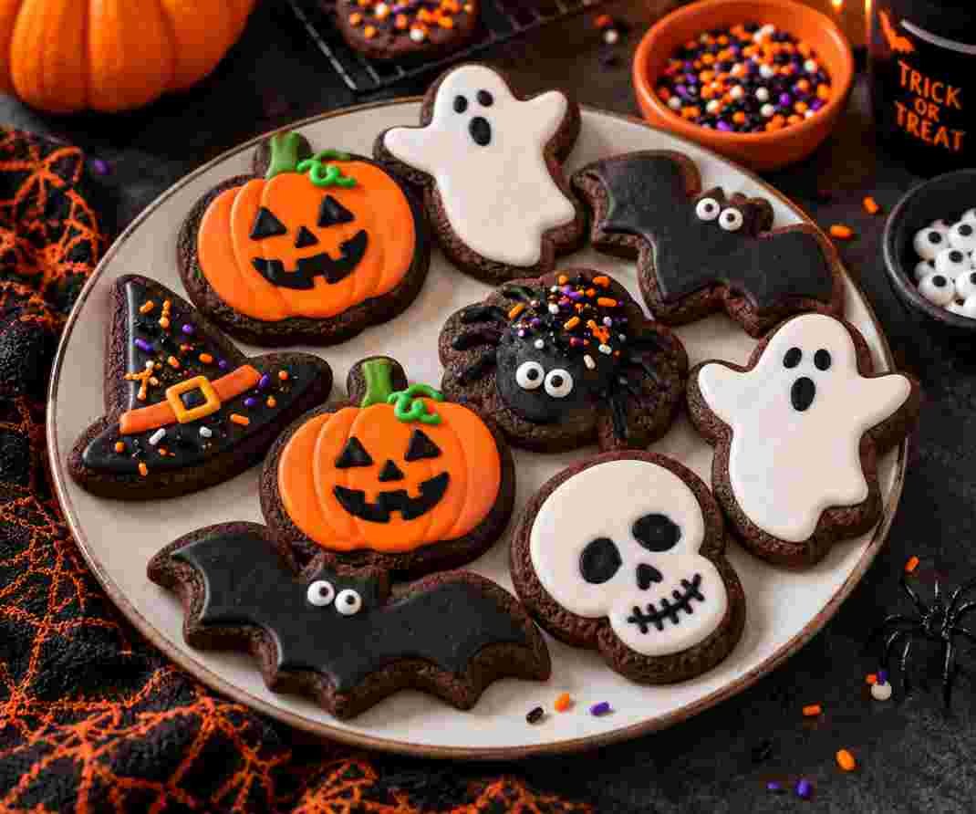 Halloween Chocolate Cookies Halloween Chocolate Cookies