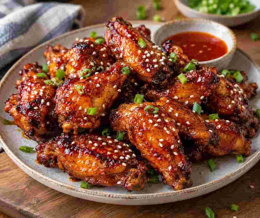 Honey Sriracha Chicken Wings Honey Sriracha Chicken Wings