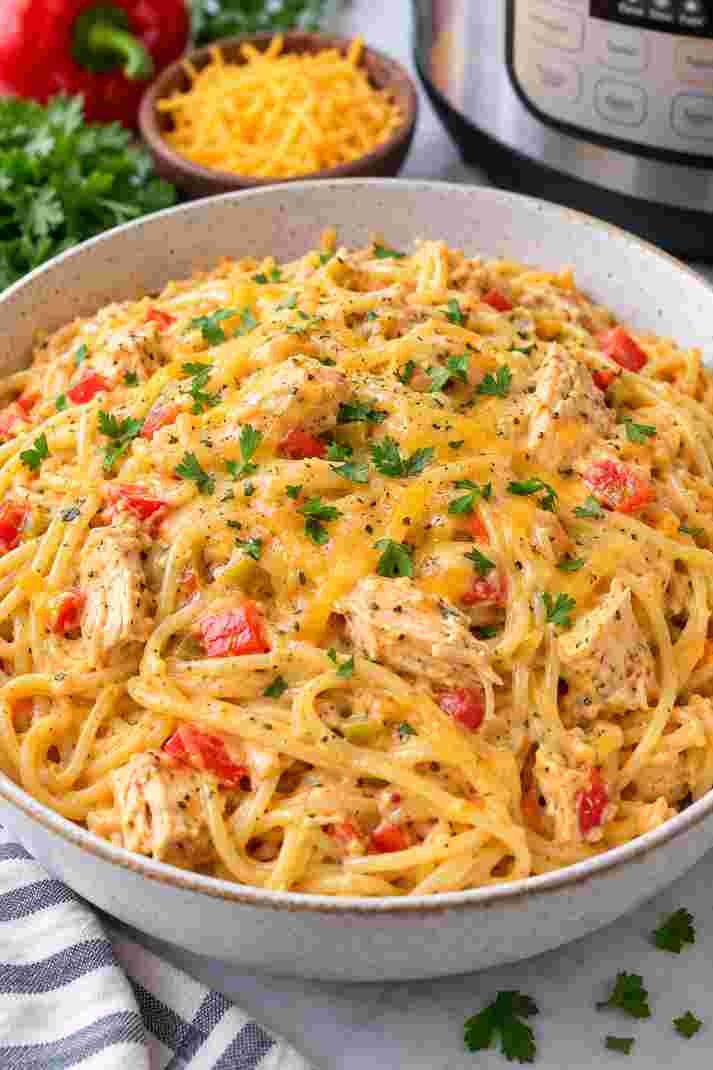 Instant Pot Chicken Spaghetti Instant Pot Chicken Spaghetti