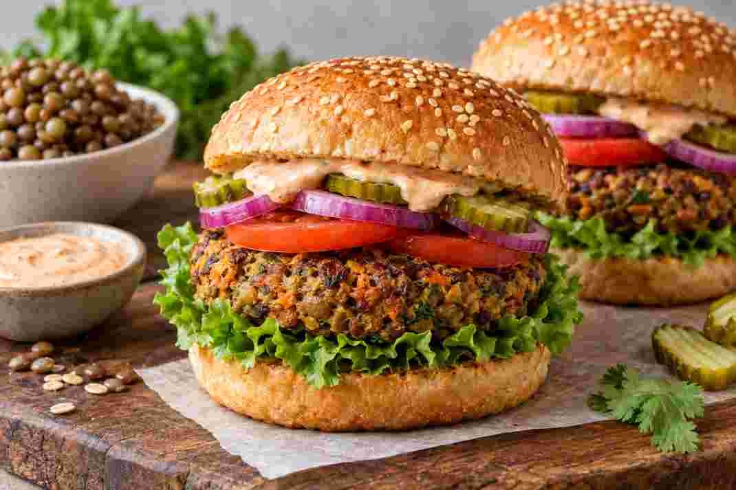 Lentil Burgers Lentil Burgers