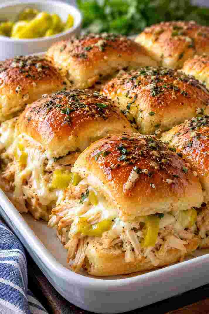Mississippi Chicken Sliders Mississippi Chicken Sliders