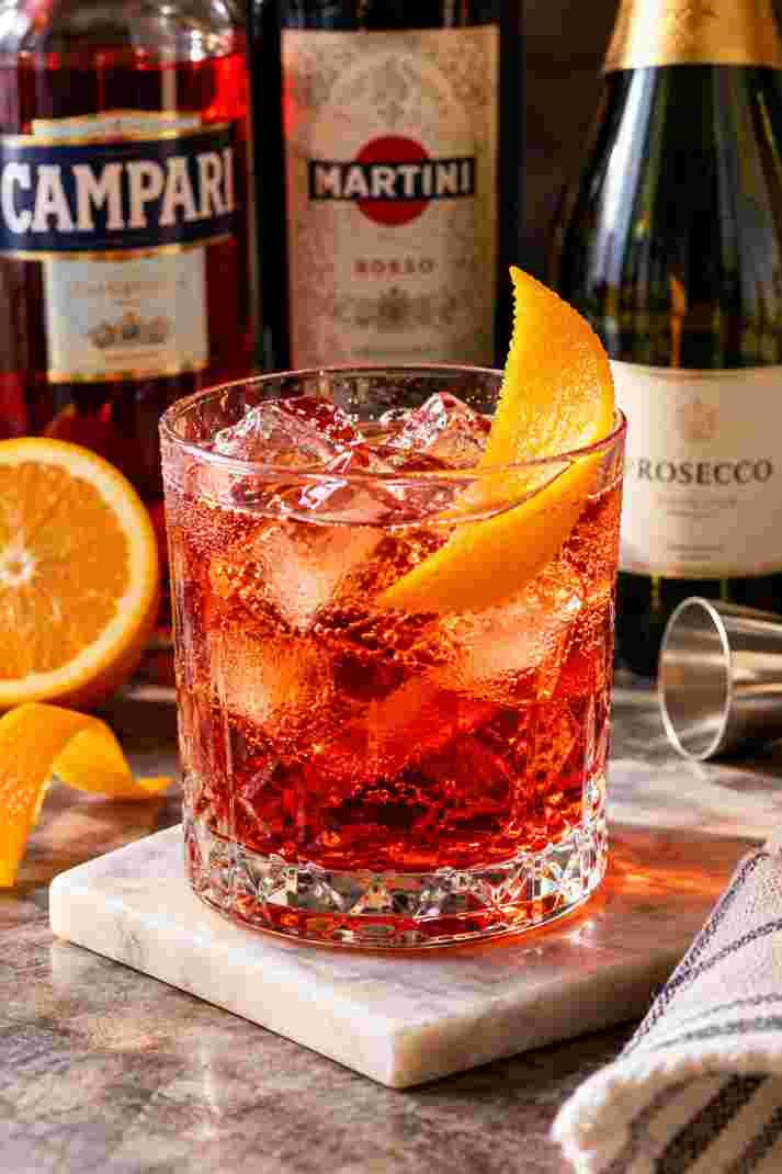 Negroni Sbagliato Cocktail Negroni Sbagliato Cocktail