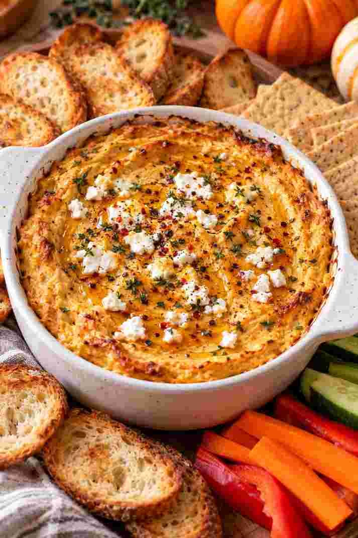 Pumpkin Dip with Goat Cheese Pumpkin Dip with Goat Cheese