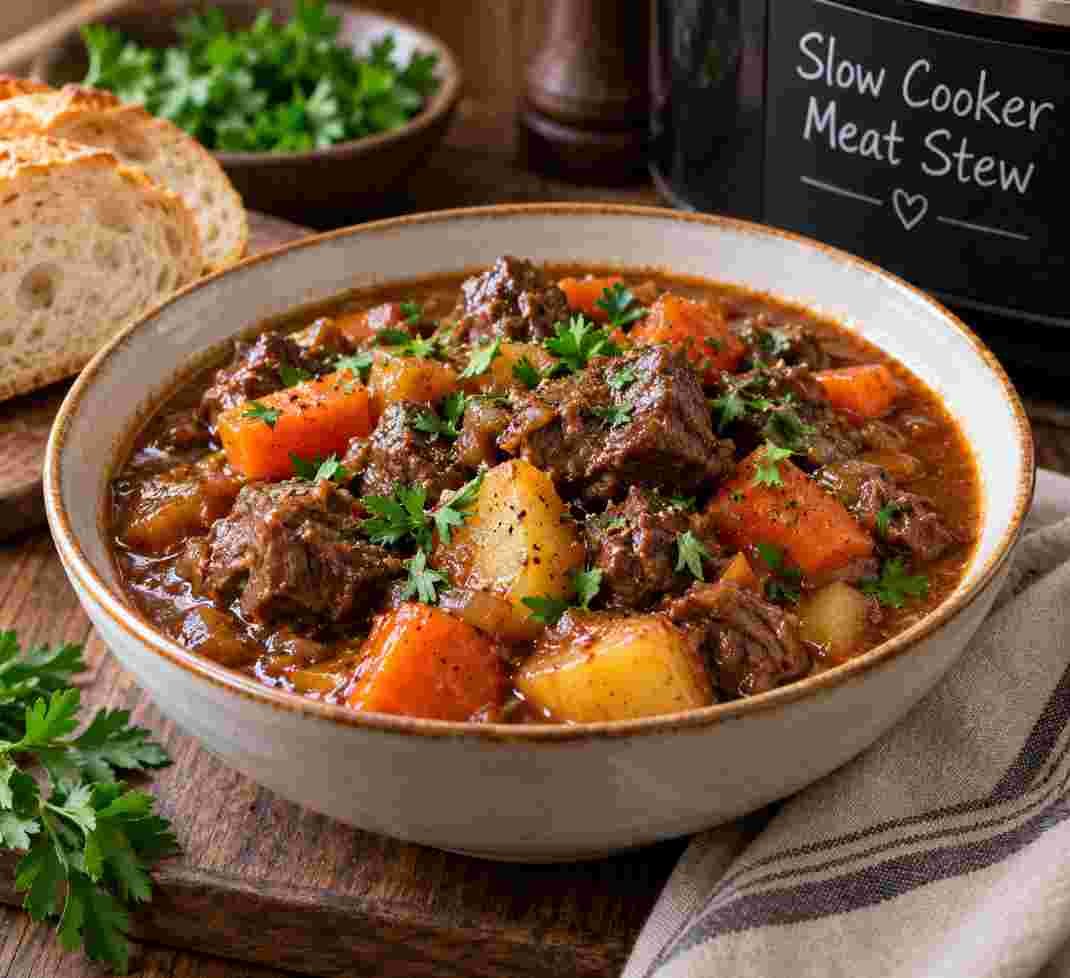 Slow Cooker Meat Stew Slow Cooker Meat Stew