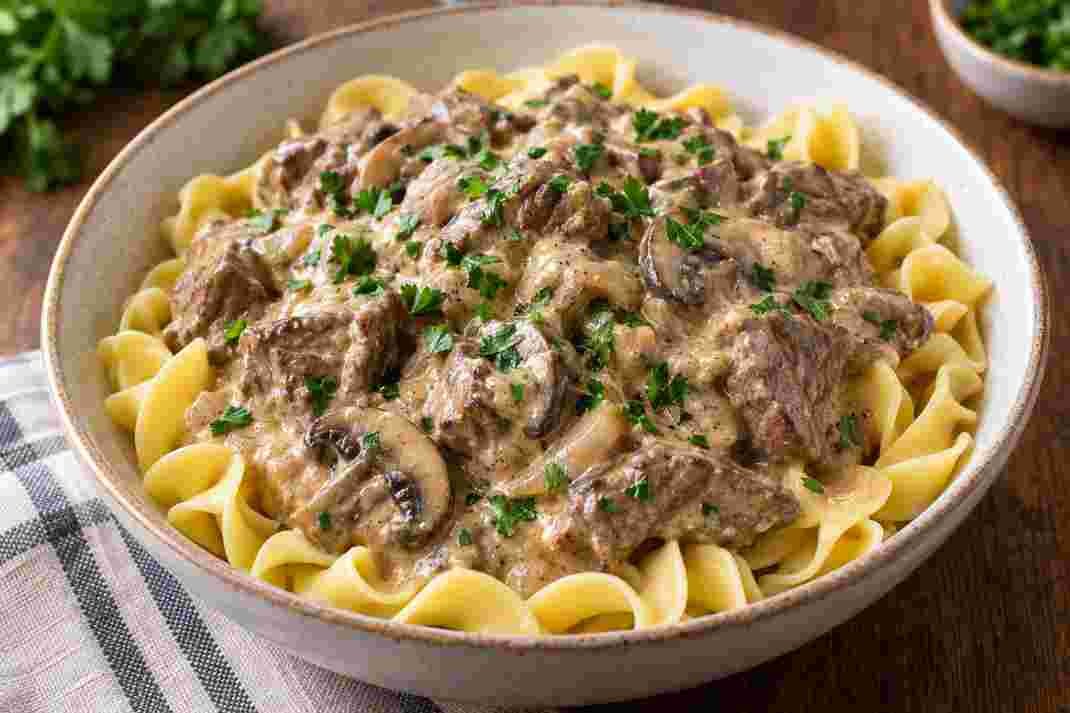 Slow Cooker Stroganoff Slow Cooker Stroganoff