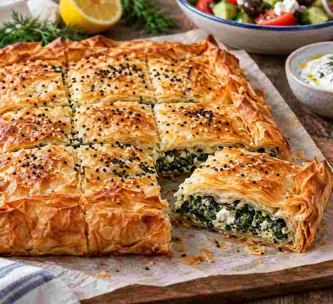 Spanakopita (Greek Spinach Pie) Spanakopita