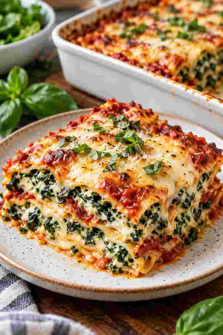 Spinach Lasagna Spinach Lasagna