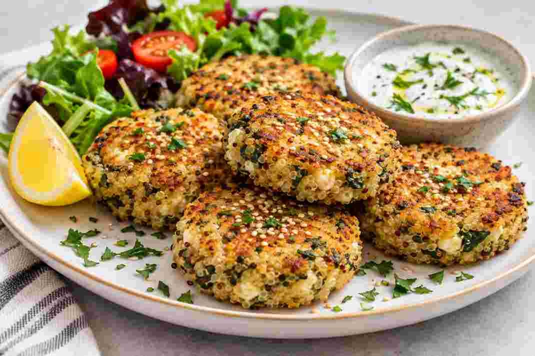 Baked Quinoa Patties Baked Quinoa Patties