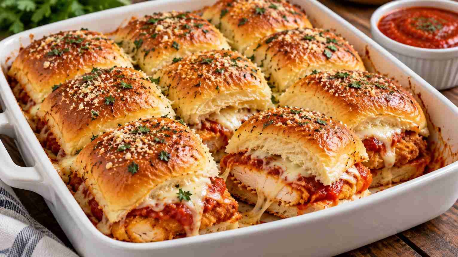 Chicken Parmesan Sliders