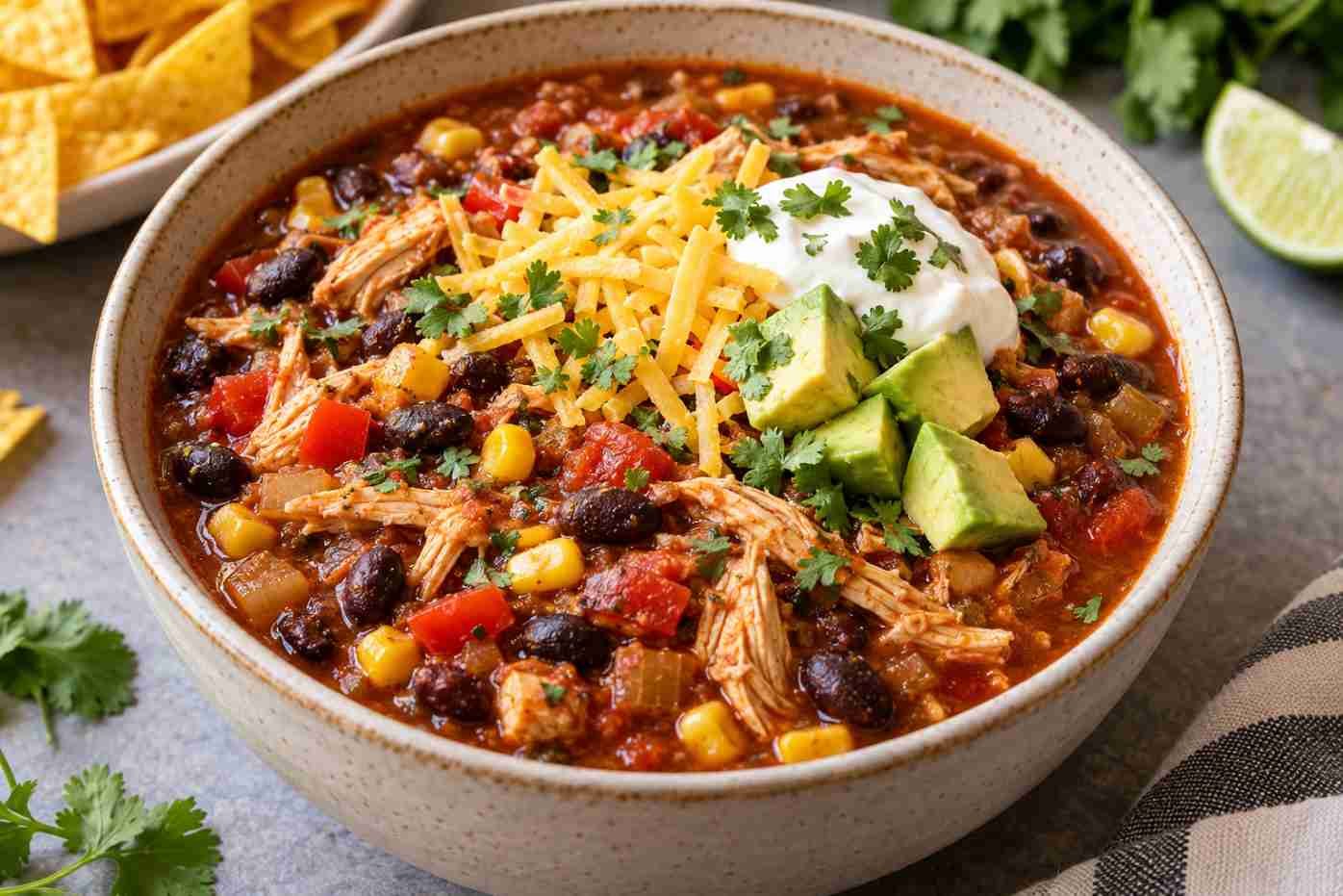 Chicken and Black Bean Chili Chicken and Black Bean Chili