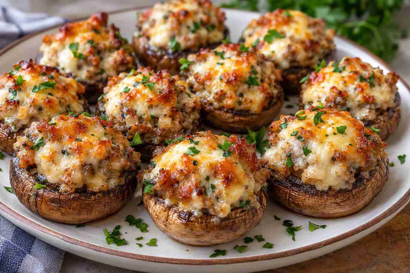 Easy Sausage Stuffed Mushrooms Recipe Easy Sausage Stuffed Mushrooms Recipe