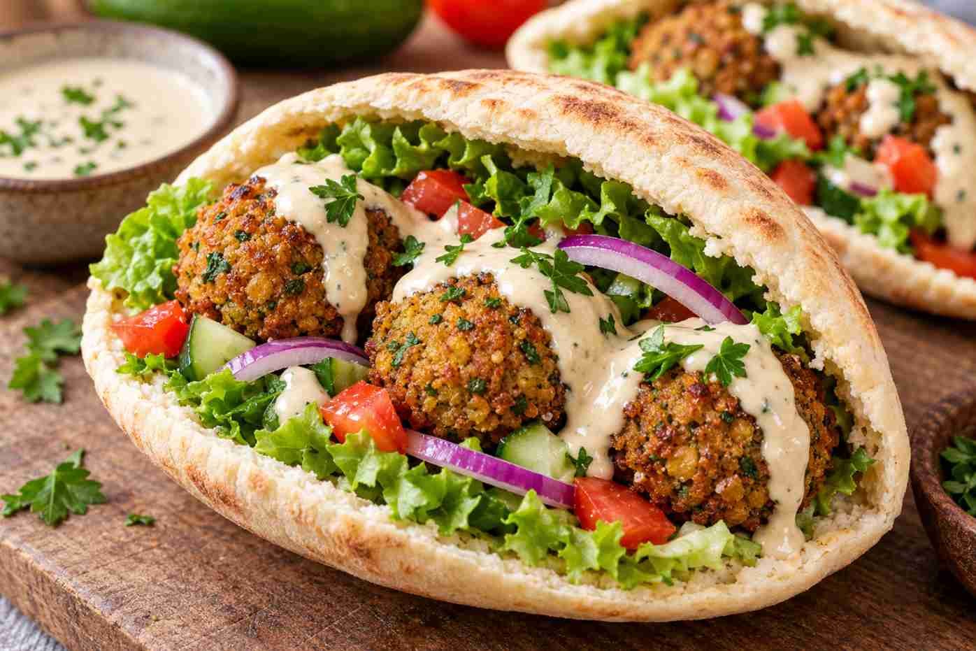 Falafel Pita Sandwich Recipe Falafel Pita Sandwich Recipe
