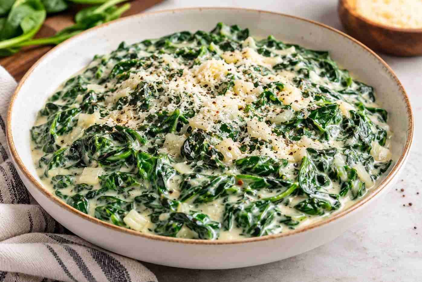 Fresh Creamed Spinach