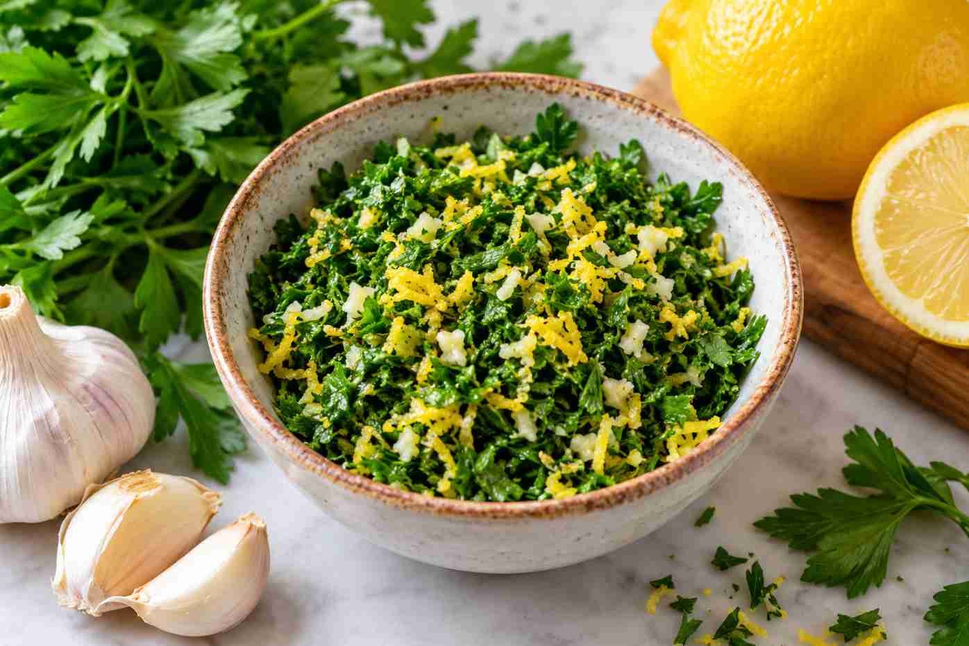 Gremolata (Italian Parsley Condiment) Gremolata