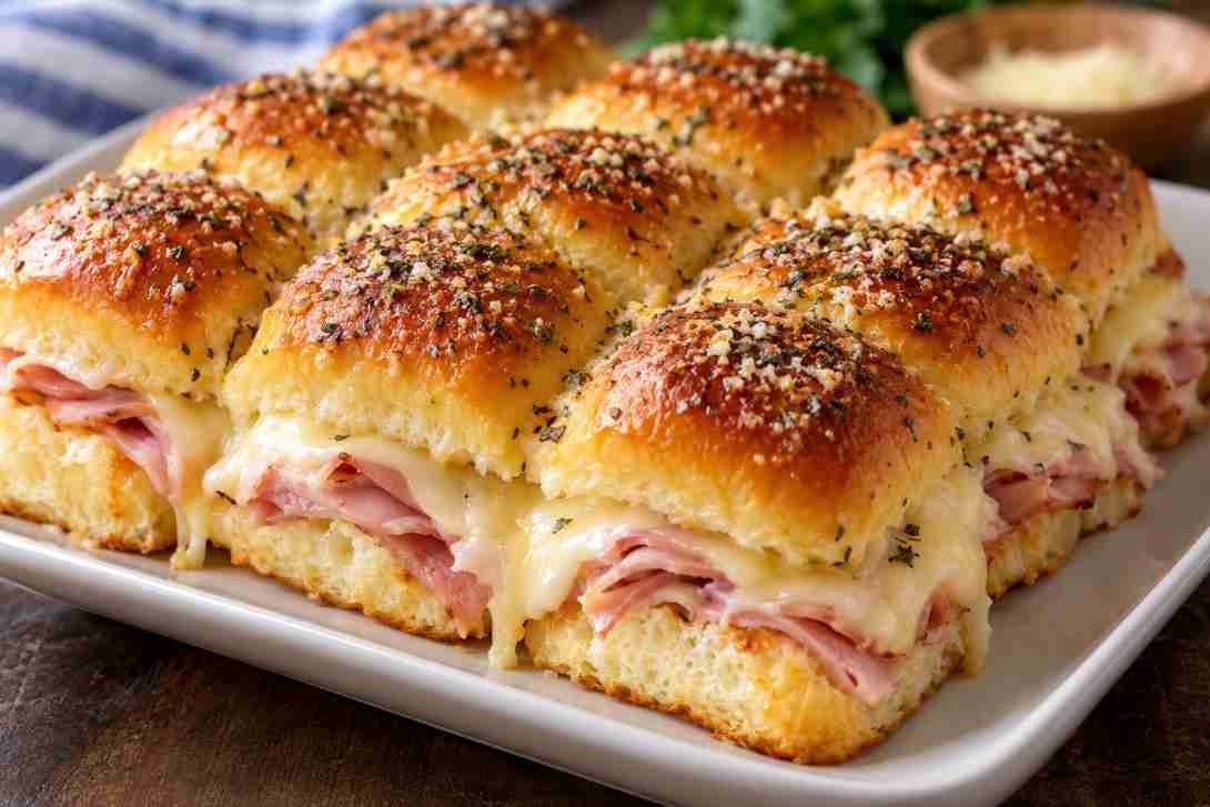 Ham and Swiss Sliders Ham and Swiss Sliders