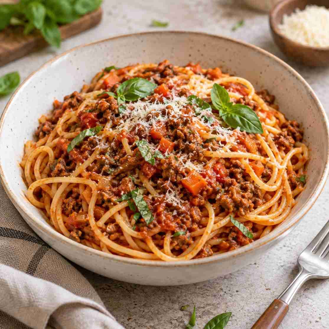 Healthy Spaghetti Bolognese Healthy Spaghetti Bolognese