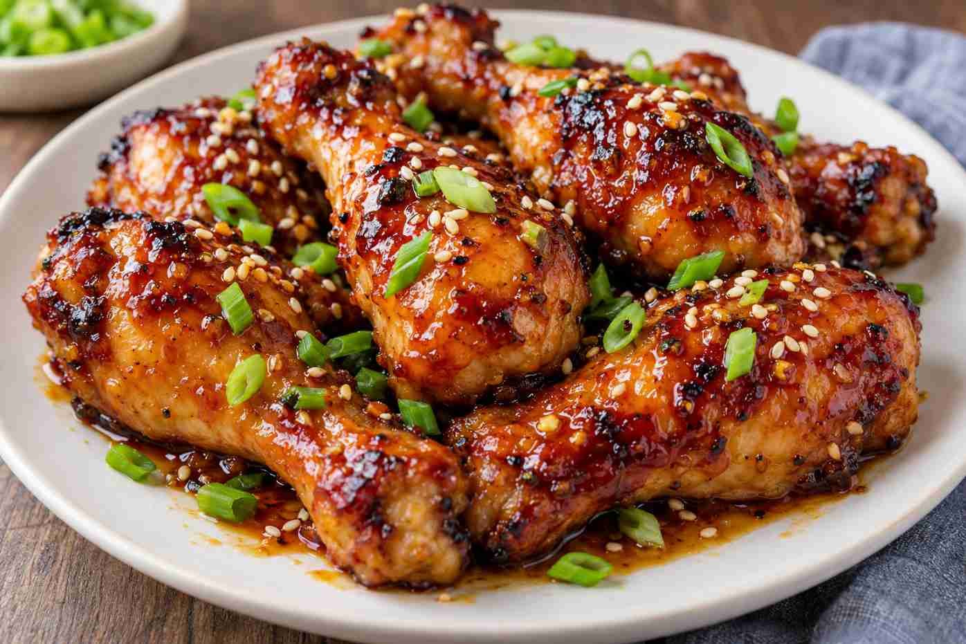 Honey Soy Baked Chicken Drumsticks