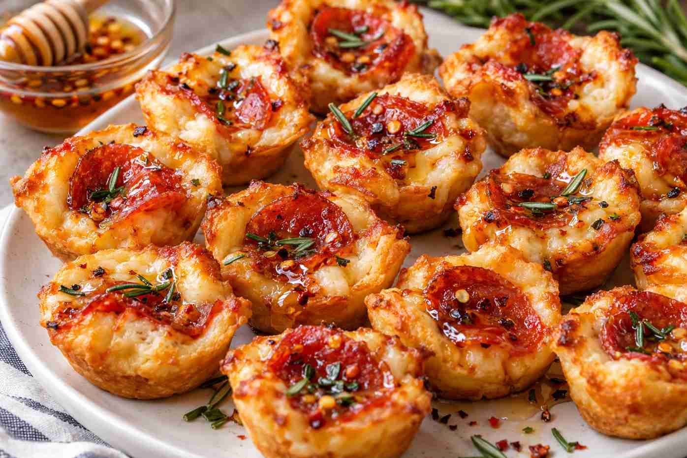 Hot Honey Pepperoni Cheese Bites Hot Honey Pepperoni Cheese Bites