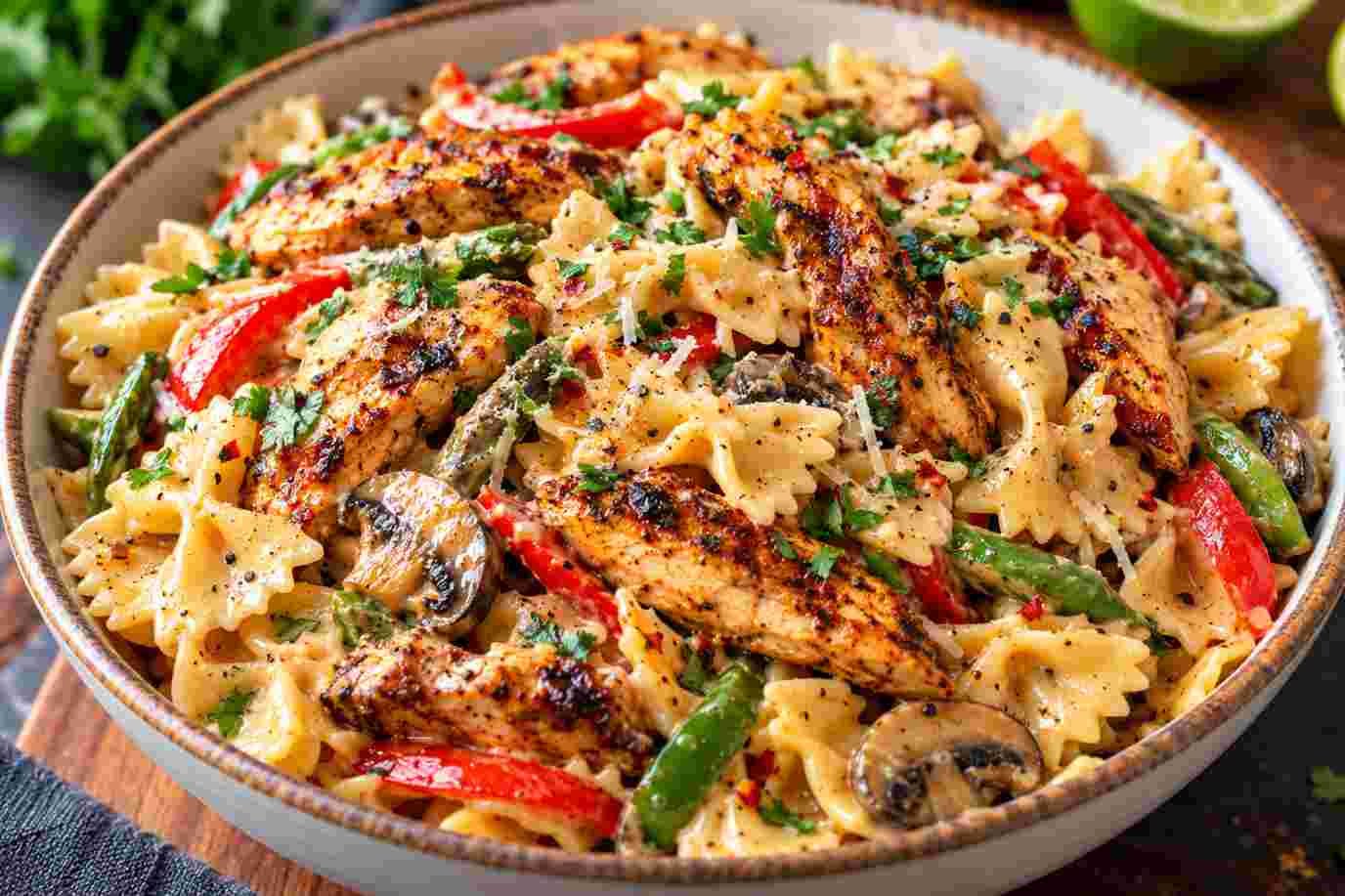 Jamaican Jerk Chicken Pasta Recipe Jamaican Jerk Chicken Pasta Recipe