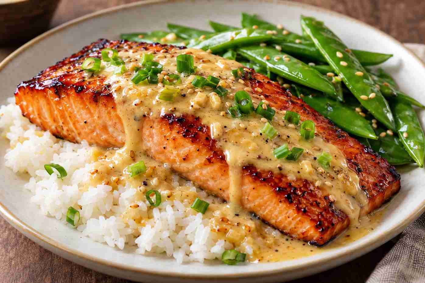 Miso Salmon with Sake Butter Miso Salmon with Sake Butter