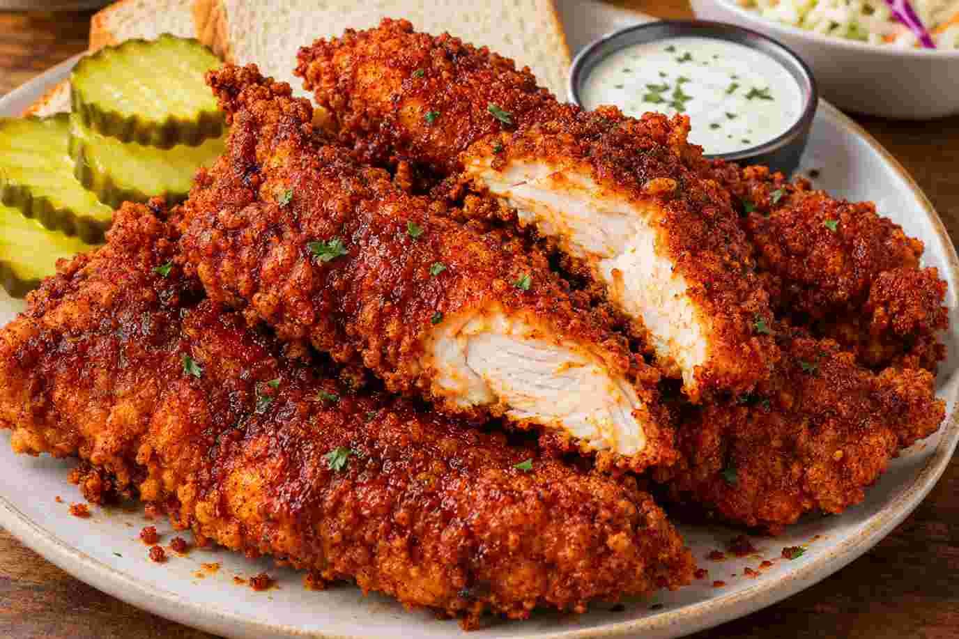 Nashville Hot Chicken Tenders Recipe Nashville Hot Chicken Tenders Recipe