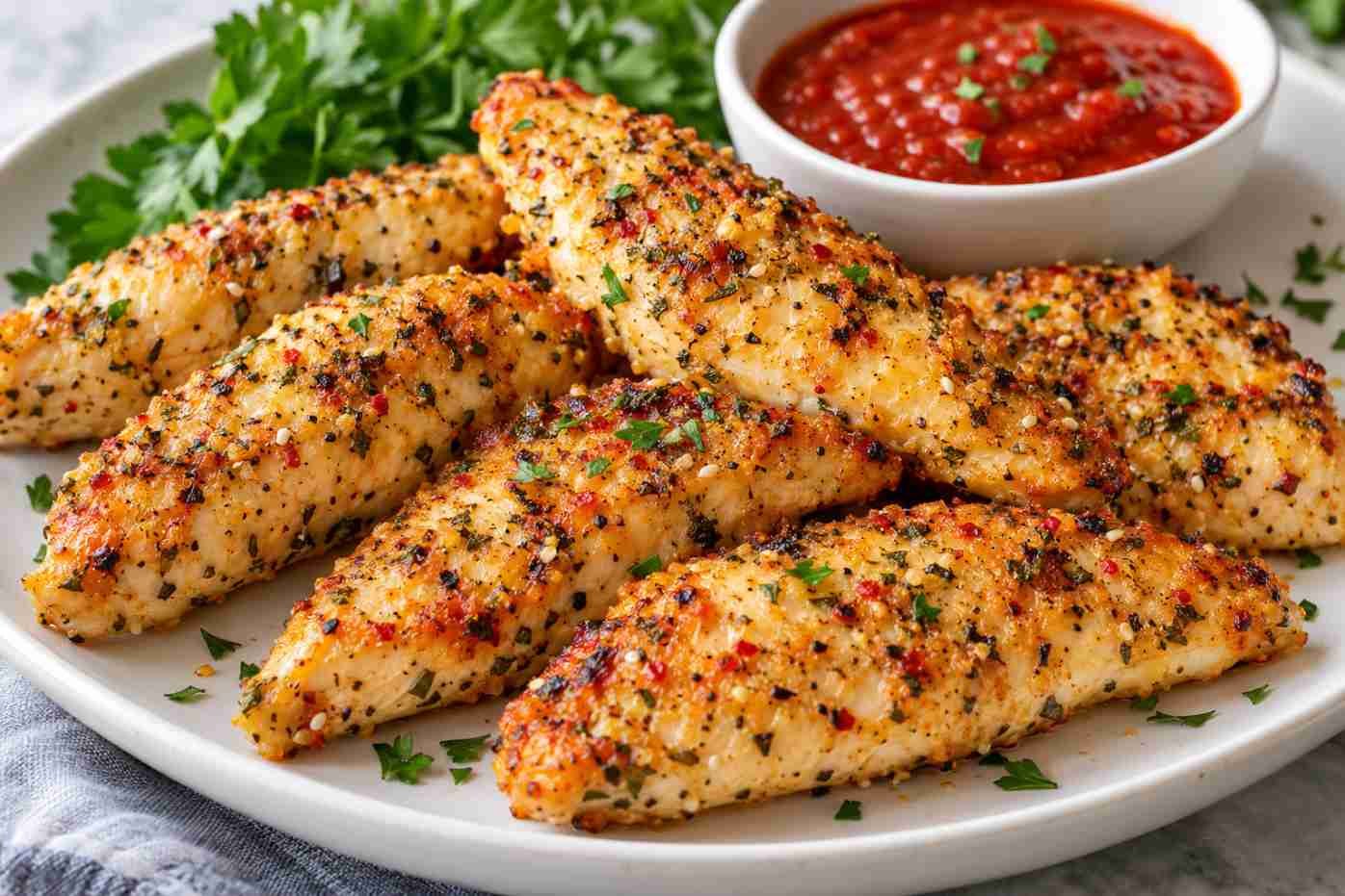Oven Baked Italian Chicken Tenders Oven Baked Italian Chicken Tenders