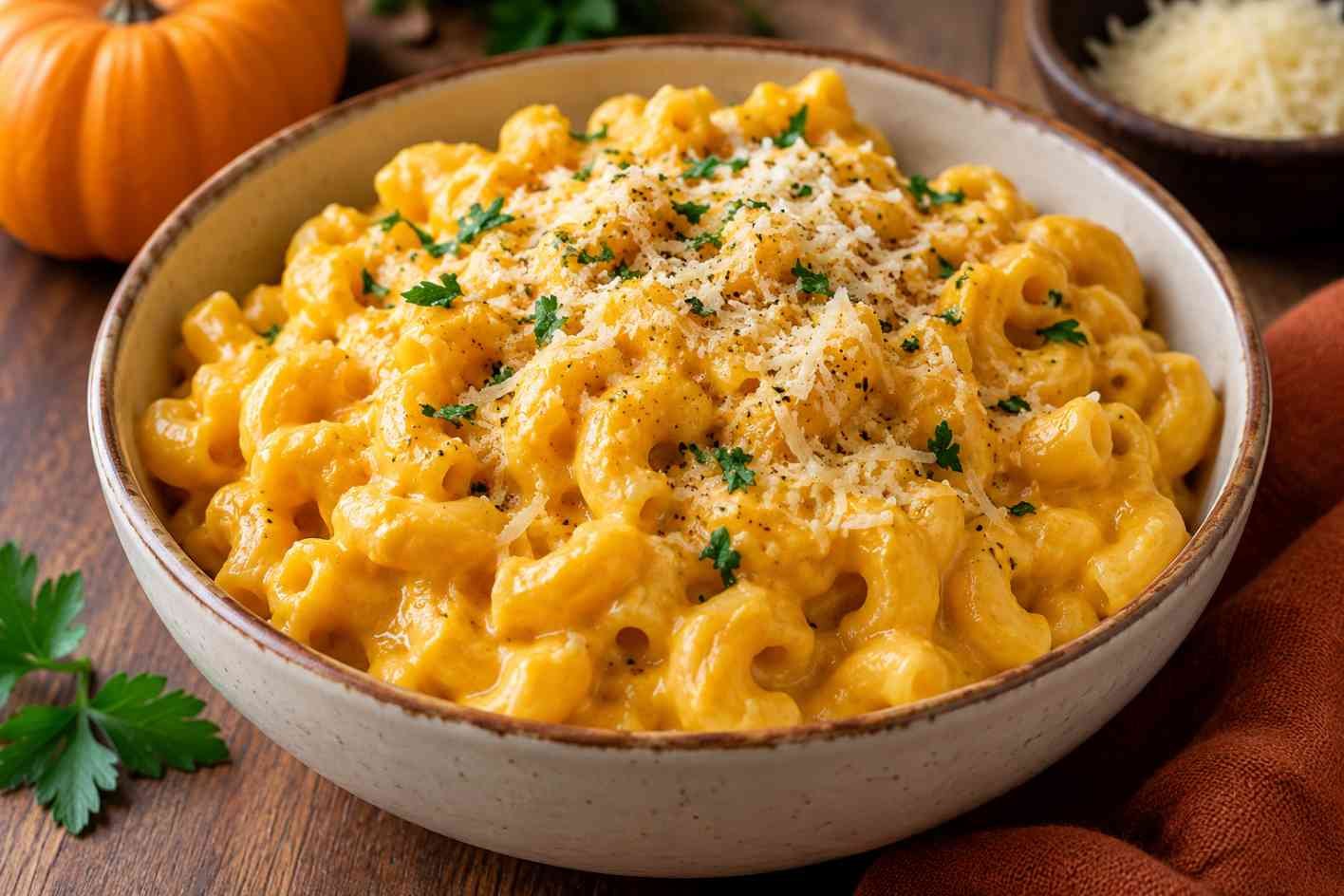 Pumpkin Mac and Cheese Pumpkin Mac and Cheese