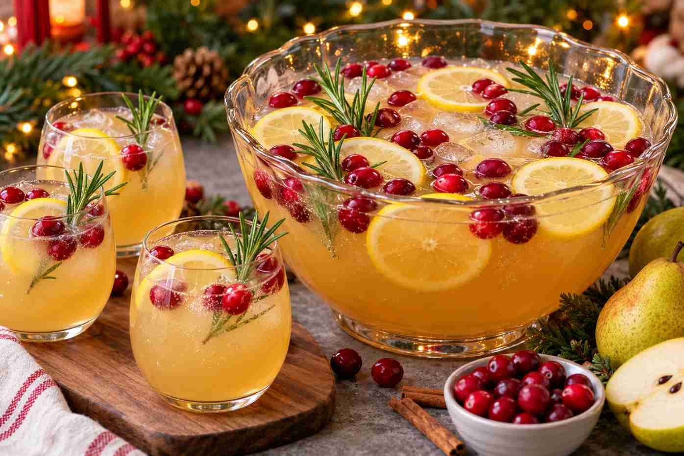 Vanilla Pear Holiday Punch Vanilla Pear Holiday Punch