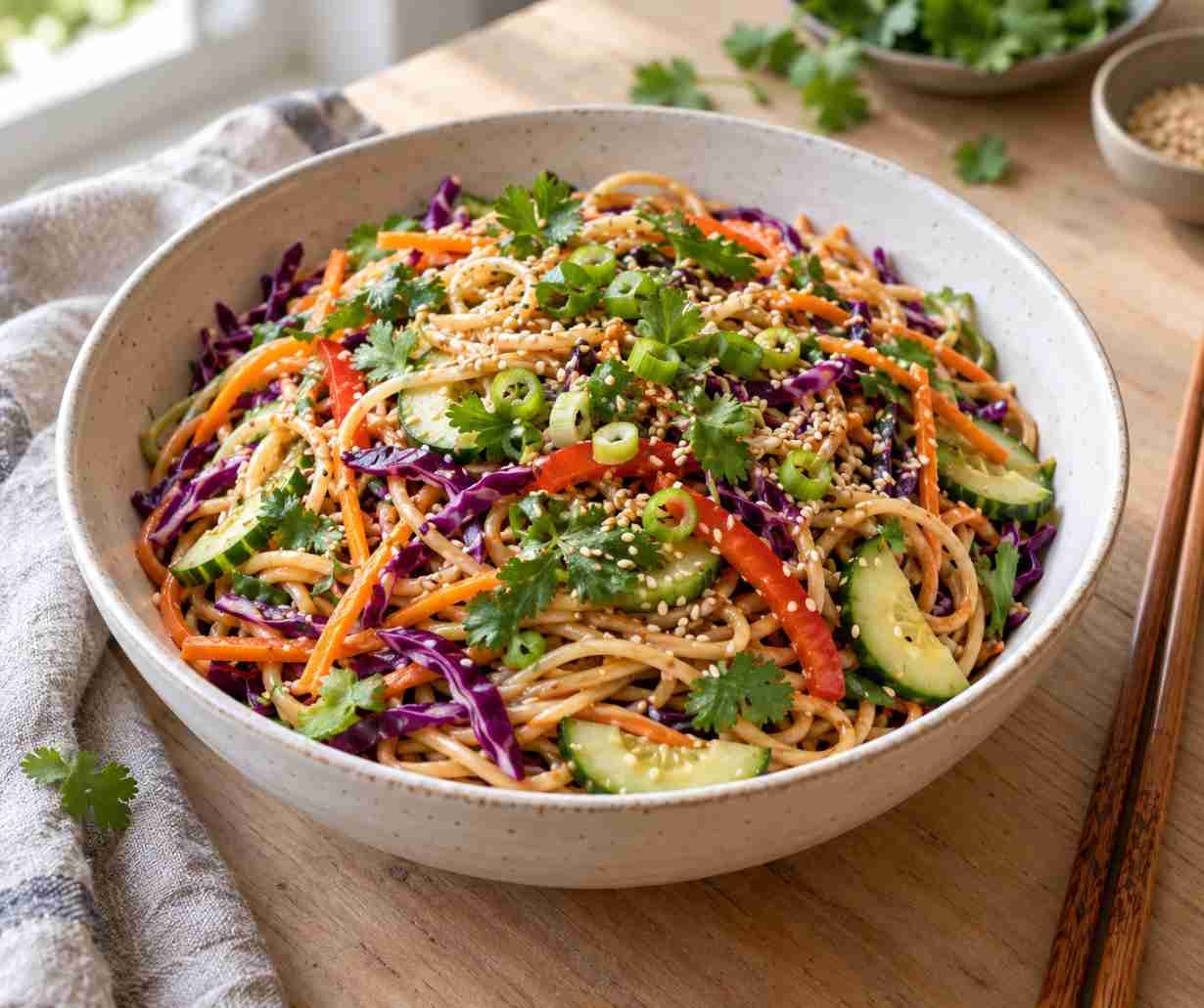Veggie Sesame Noodles Veggie Sesame Noodles